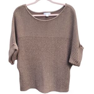 New York And Company Tan Sweater Size Large Woman's